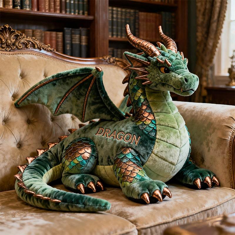 Personalized dragon-themed companion pillow
