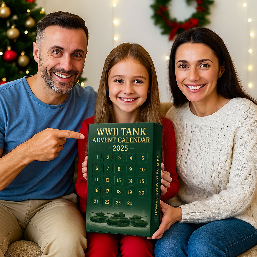 2025 WWII Tank Advent Calendar - 24 Days of Legendary Armored Ornaments