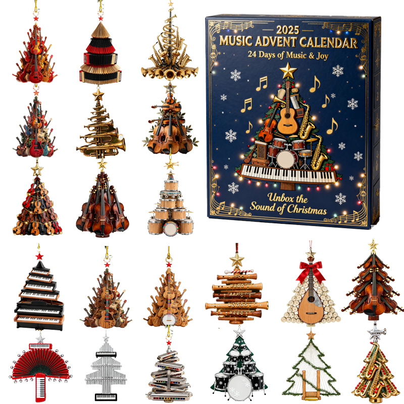 Musical Ornaments 24-Day Christmas Blind Box