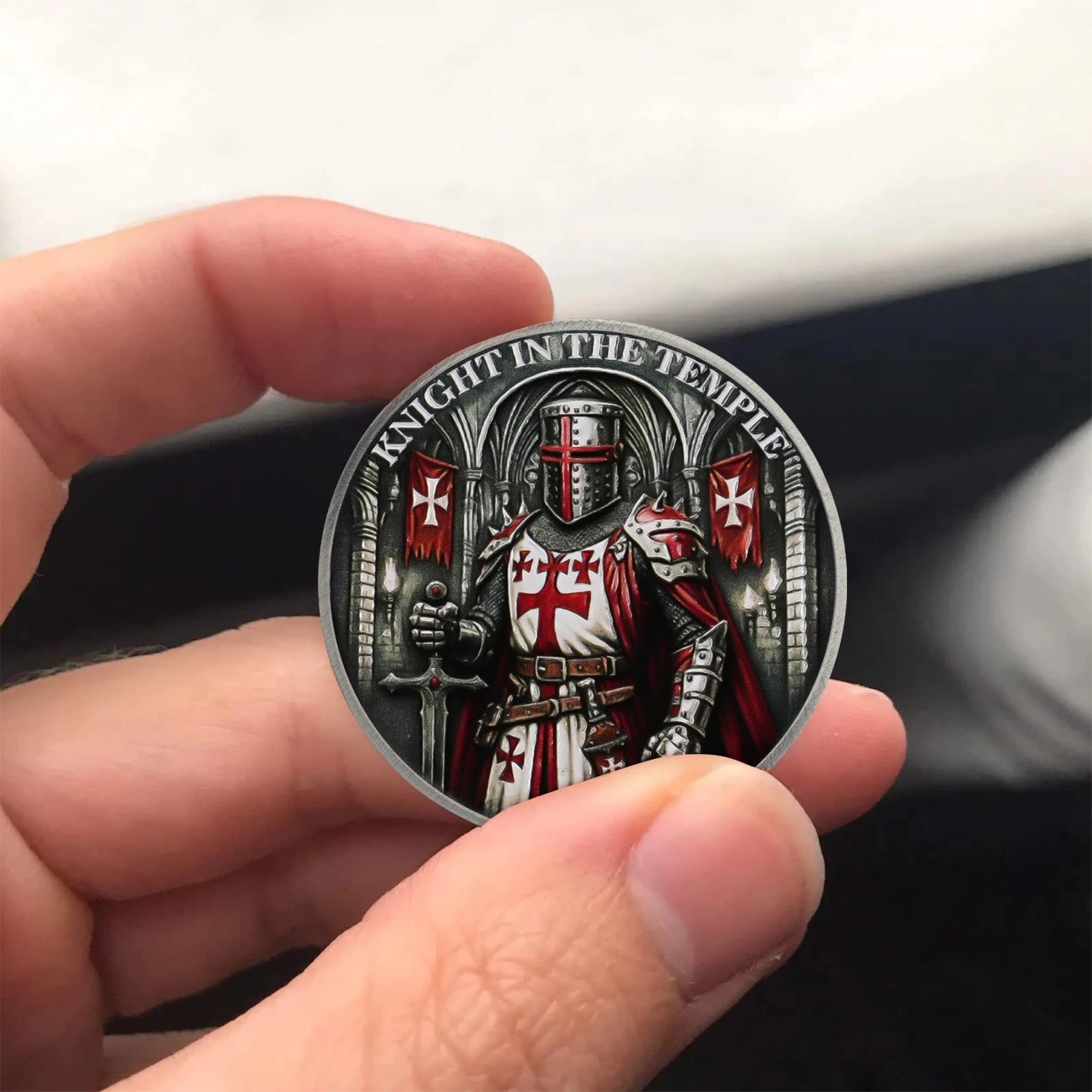 🛡️Guardian Knight Templar Commemorative Coin – Medieval Honor & Warrior Spirit (Enjoy the Legacy 😍)