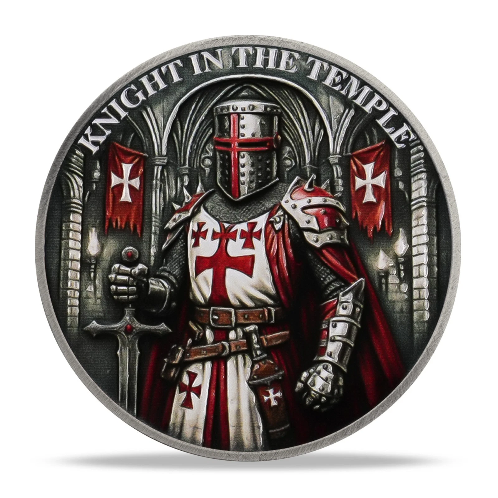 🛡️Guardian Knight Templar Commemorative Coin – Medieval Honor & Warrior Spirit (Enjoy the Legacy 😍)