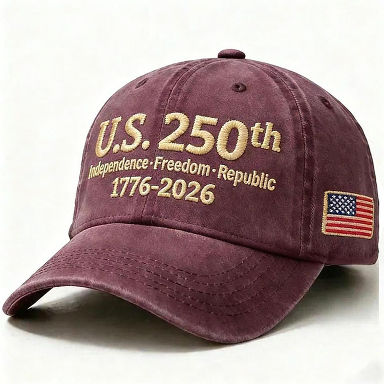 USA 250 Anniversary Embroidery Cap