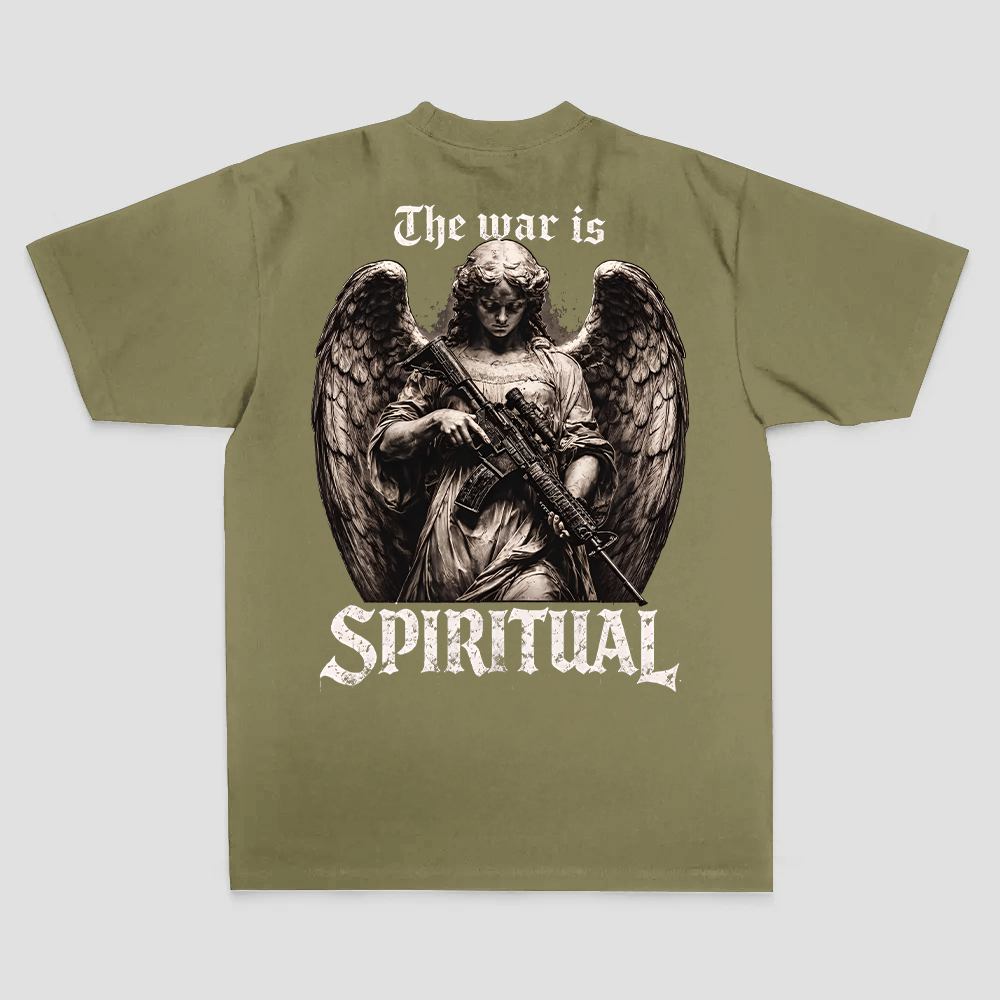 The War Is Spiritual Printed Men's T-shirt