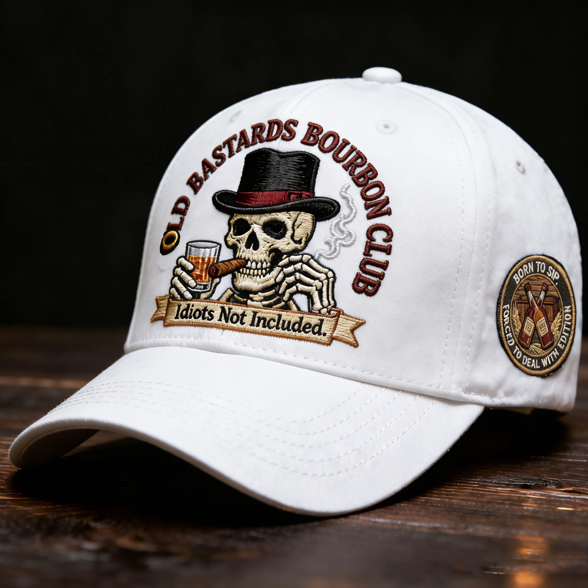 🥃 Old Bastards Bourbon Club Hat — For Men Who Don’t Give a Damn🚬 
