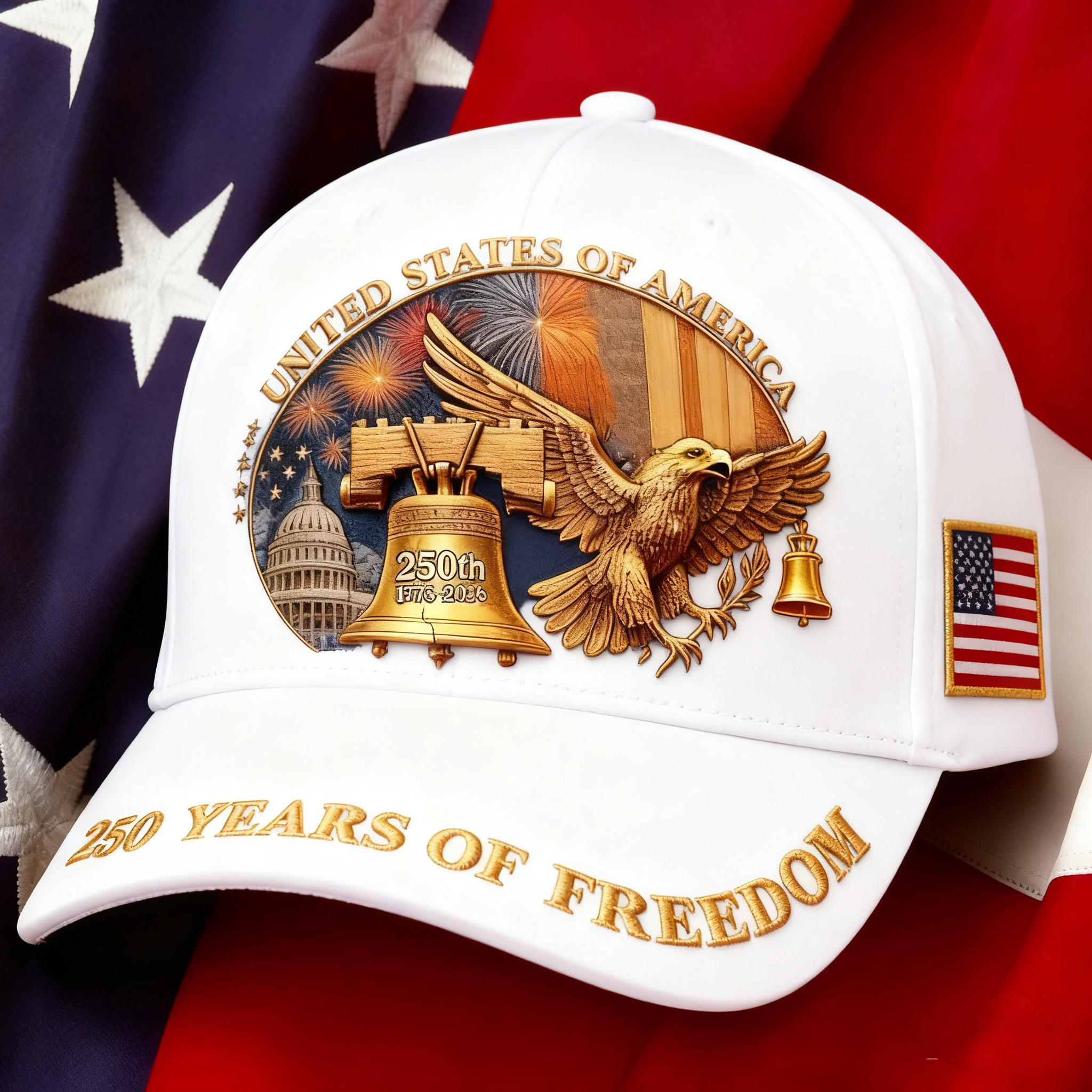 USA 250th Freedom Anniversary Heritage Hat – Limited Edition Commemorative Cap