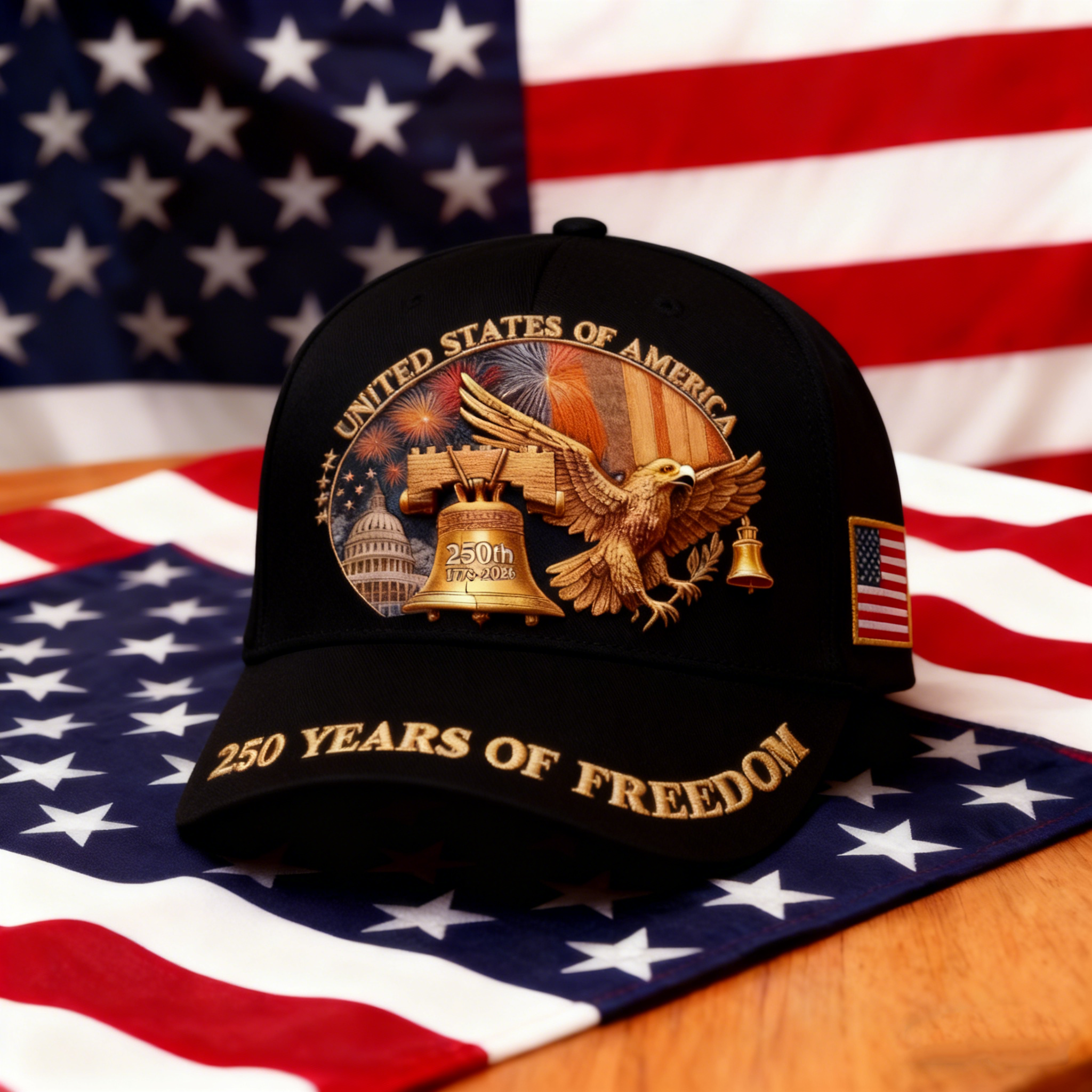 USA 250th Freedom Anniversary Heritage Hat – Limited Edition Commemorative Cap