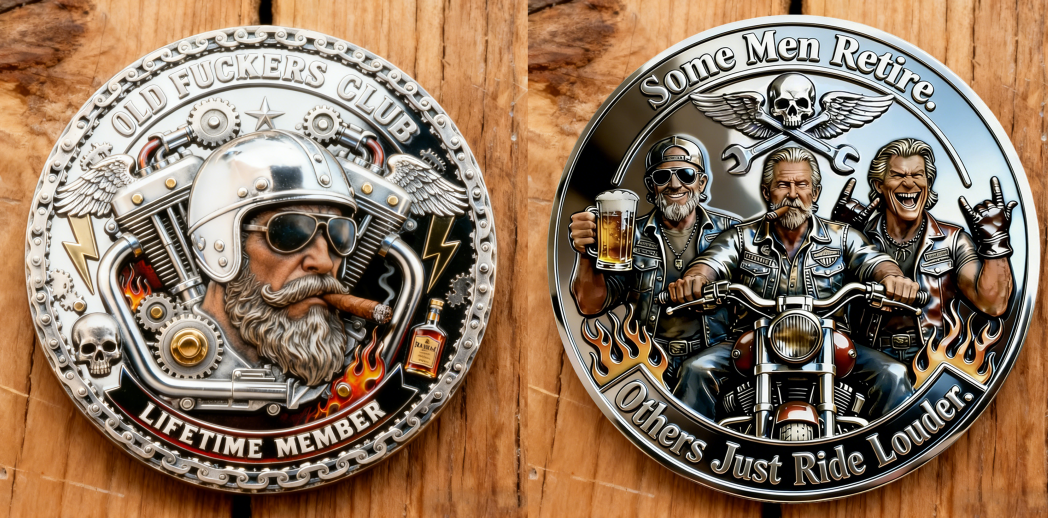 🏆 New Year Special Offer 60% OFF🏍️Old Bastards Motorcycles Club - Live To Ride