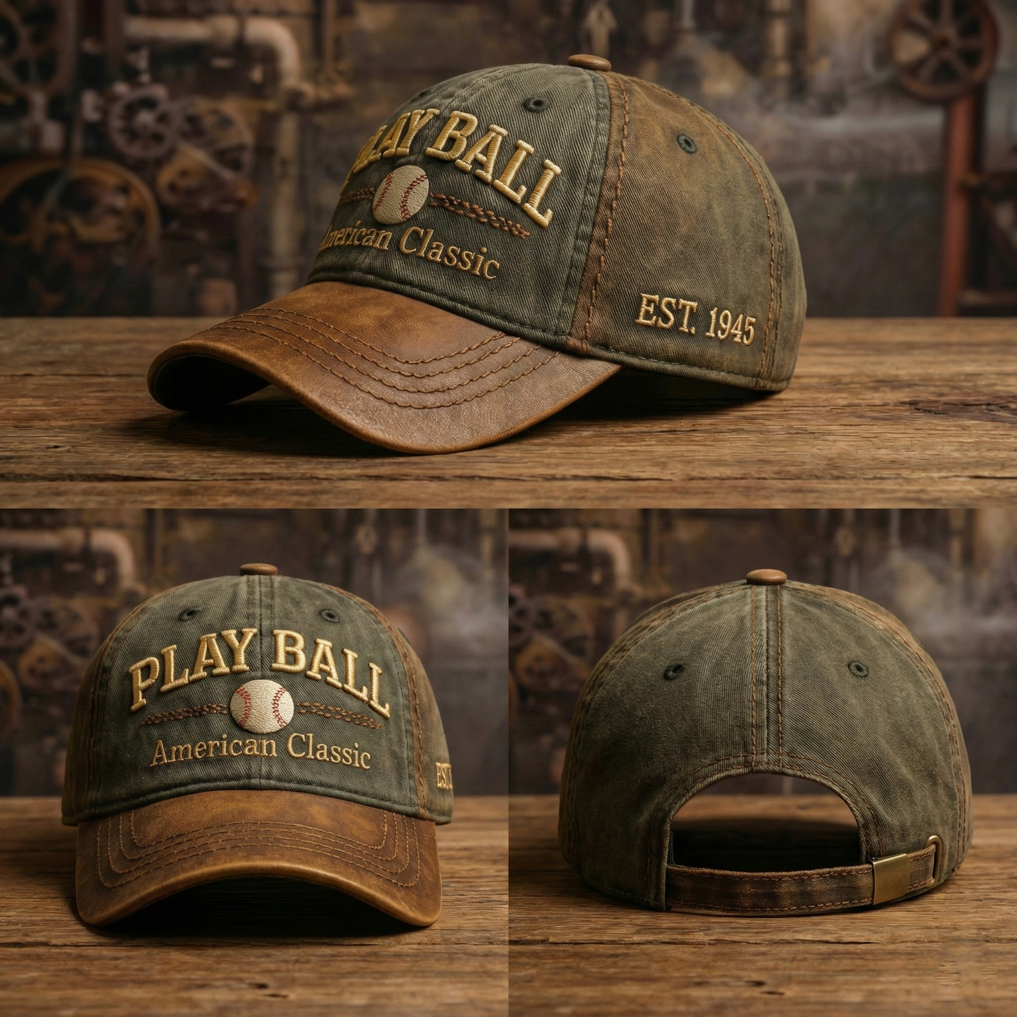 🔥LAST DAY 49% OFF-Play Ball – American Classic Baseball Cap (BUY 2 FREESHIPPING)