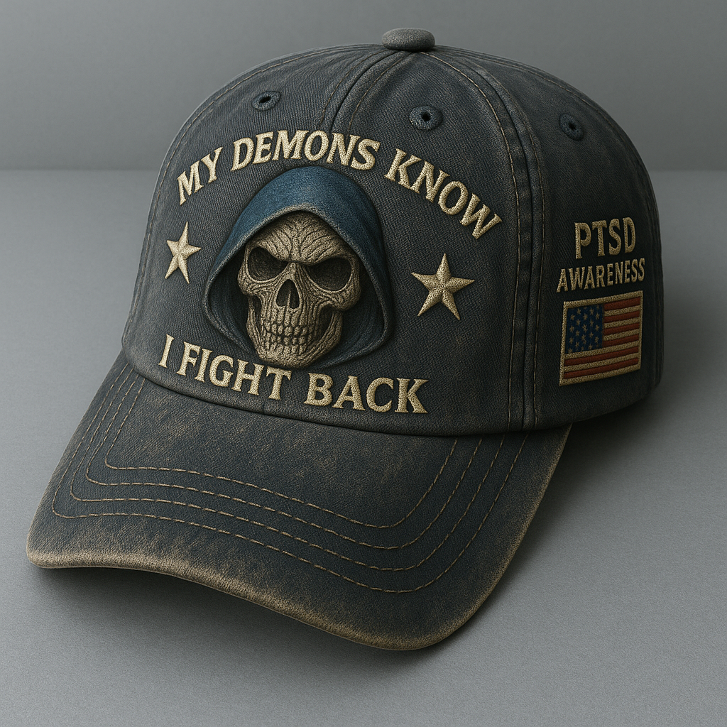 🔥🔥🔥LAST DAY 49%OFF PTSD Awareness Hat – I Fight Back, Every Day