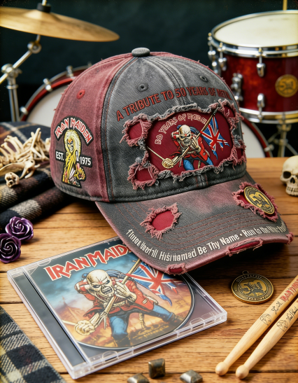 🎉Last Day 49% OFF-Iron Maiden 50th Anniversary Tribute Cap