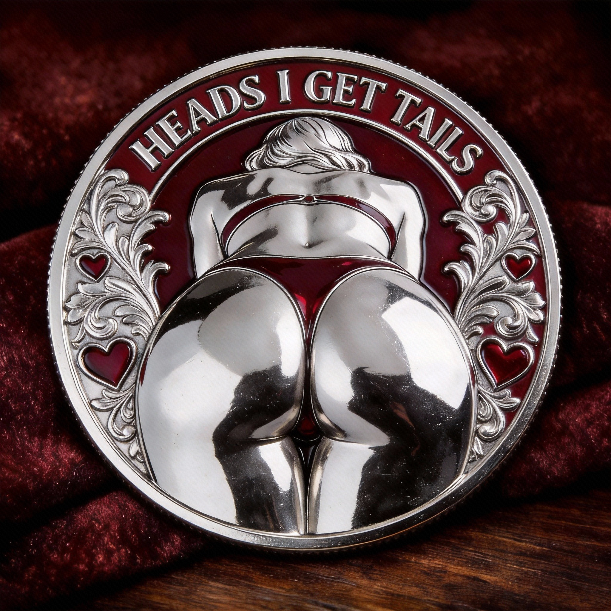 “Heads I Get Tails / Tails I Get Head” Challenge Coin Set