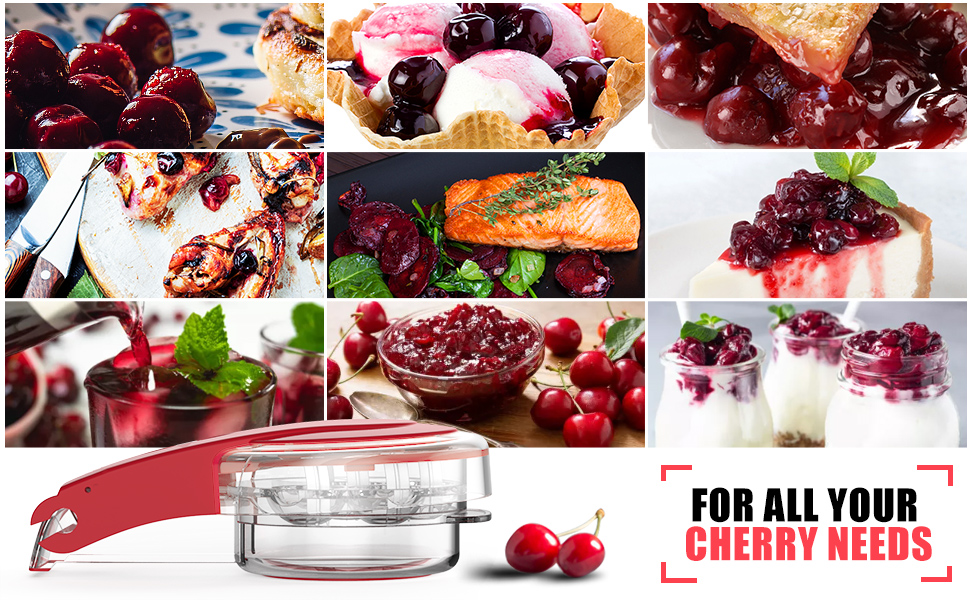 🍒Cherry Pitter Tool Corer ,Stainless Steel(Anti-juice Splash)