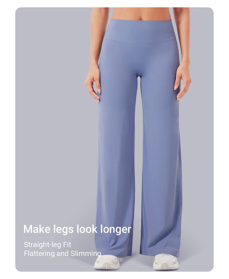 YEOREO Eddiy Leggings High-Waist Straight-Leg No Front Seam Buttery Soft Gym Yoga Pants for Women Fitness Tights