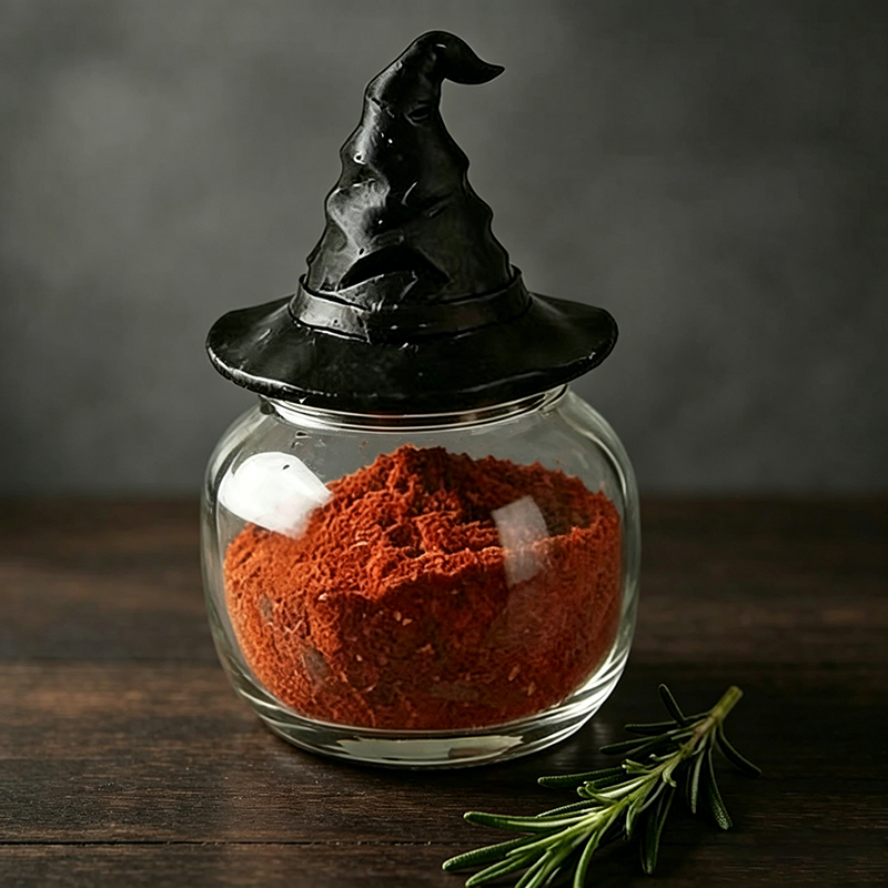 ✨Handmade Wizard Frog Spice Jar🐸