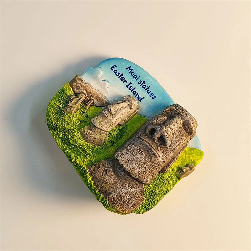 Moai Statues Easter Island Fridge Magnet