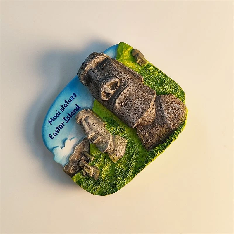 Moai Statues Easter Island Fridge Magnet