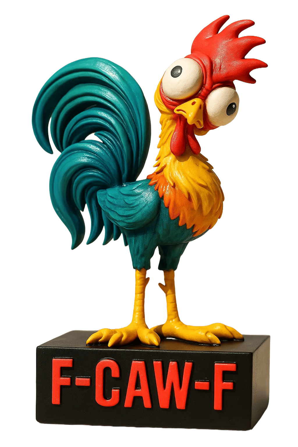 Trendy Funny F-Caw-F Chicken Advent Calendar 2025