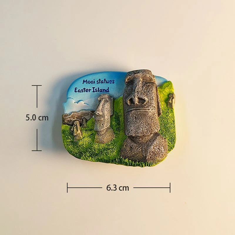 Moai Statues Easter Island Fridge Magnet