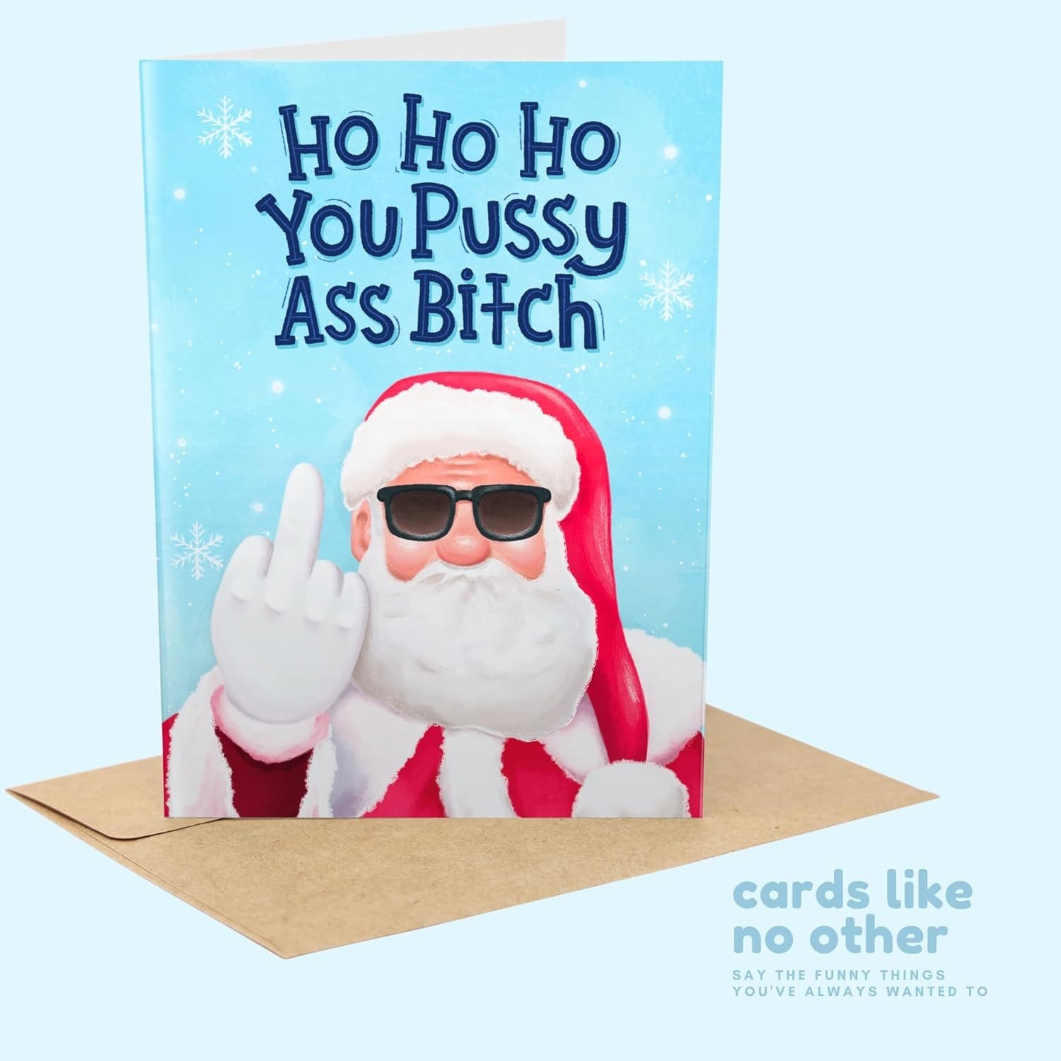 🔥Christmas Sale 49% Off🎄🎅Greetings Funny Inappropriate Christmas Card 9-Piece Set