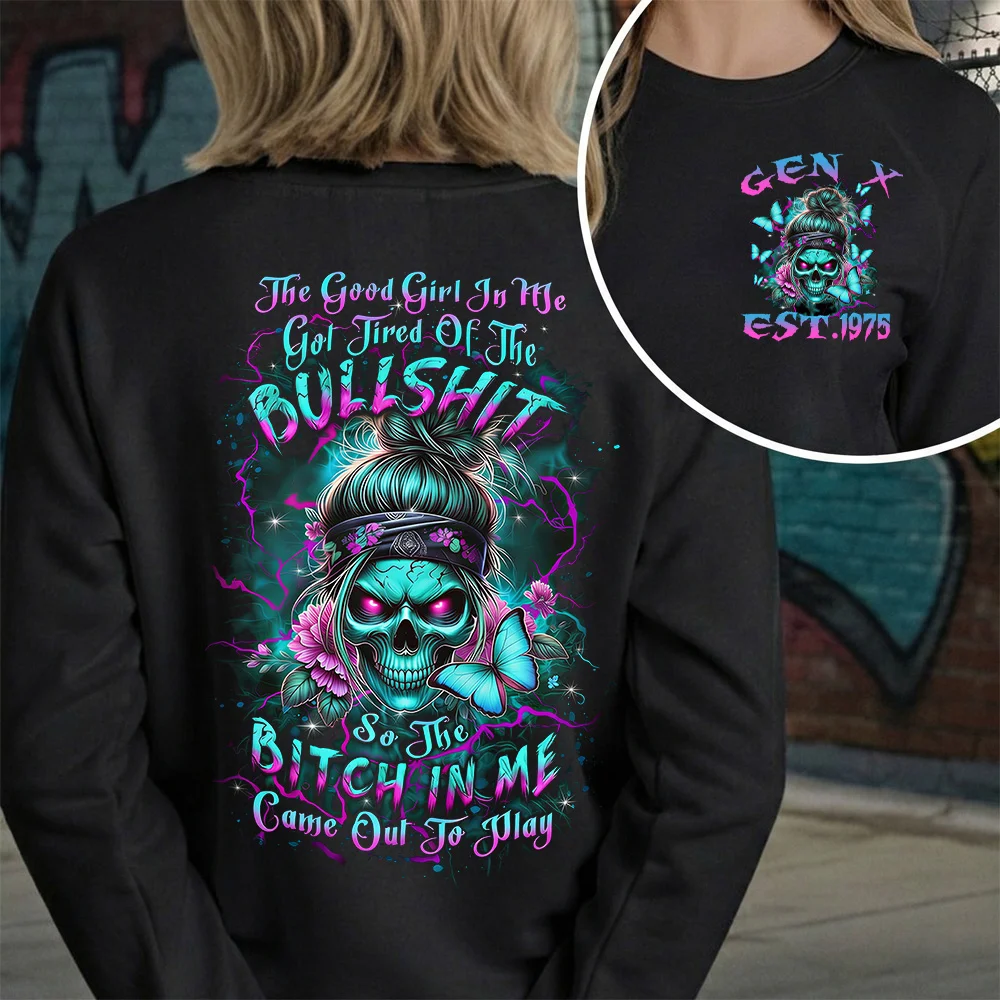 The Good Girl In Me Custom Year Gen X, Boomer Hoodie