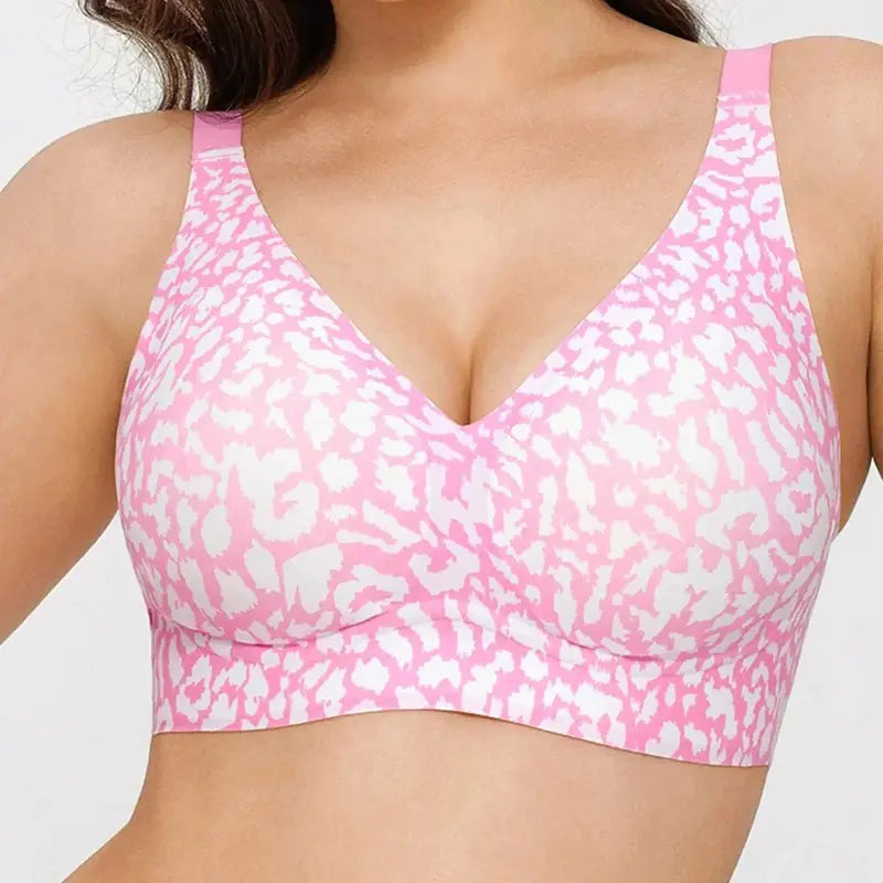 Seamless Deep V Push-Up Wireless Bra