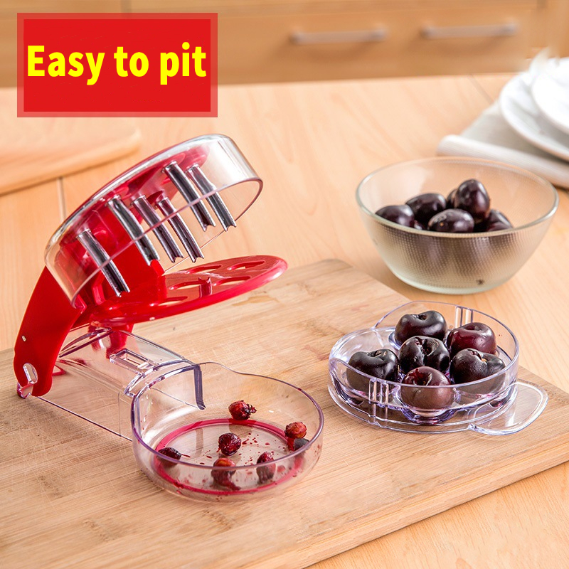🍒Cherry Pitter Tool Corer ,Stainless Steel(Anti-juice Splash)
