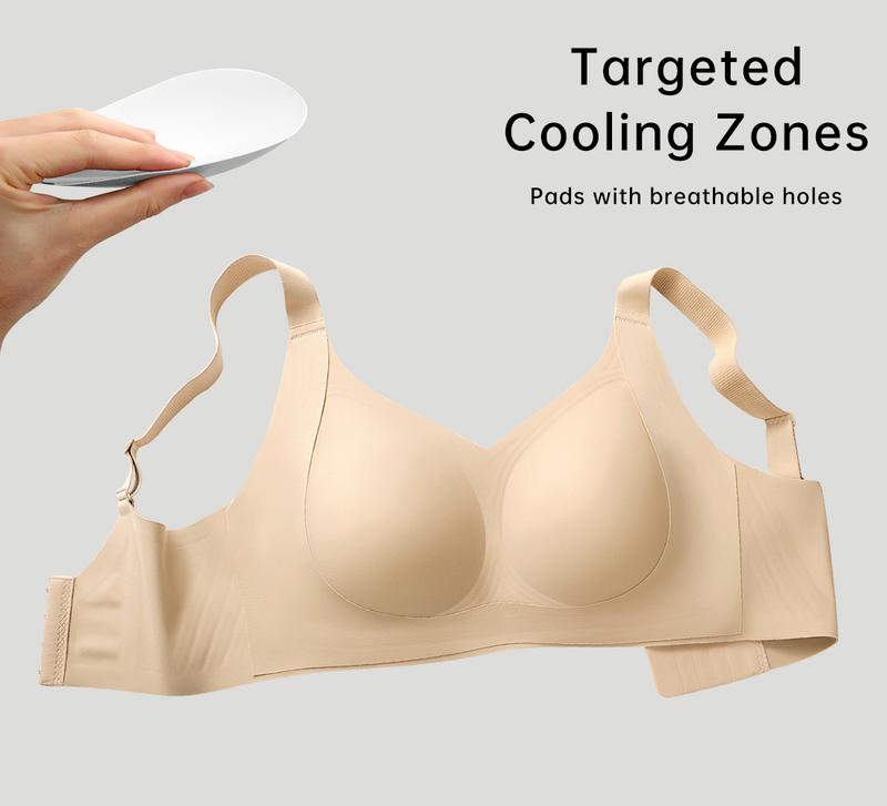 REALWILL Women Wireless Push Up Jelly Bra Supportive Seamless Bras for Women Double-Layer Lifting Straps Full Coverage Comfortable No Underwire T-Shirt Padded Bras Vneck Everyday Bras Springtok Valentine's Day REALWILL Women Wireless Push Up Jelly Bra Supportive Seamless Bras for Women Double-Layer Lifting Straps Full Coverage Comfortable No Underwire T-Shirt Padded Bras Vneck Everyday Bras Springtok Valentine's Day