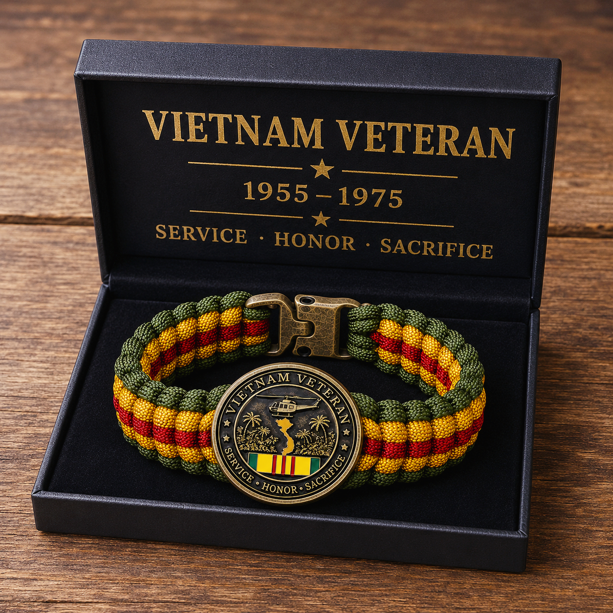 🏆 Last Day Promo: 49% OFF 🎖️ -Vietnam Veteran Survival Tribute Paracord Bracelet