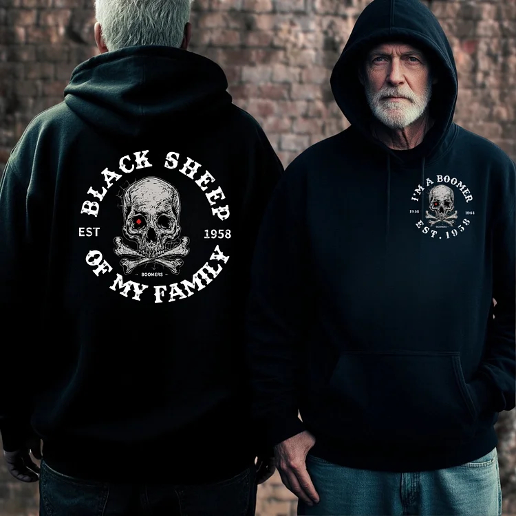 Custom Birth Year Black Sheep Of My Family Gen X/Boomer T-Shirt/Sweatshirt