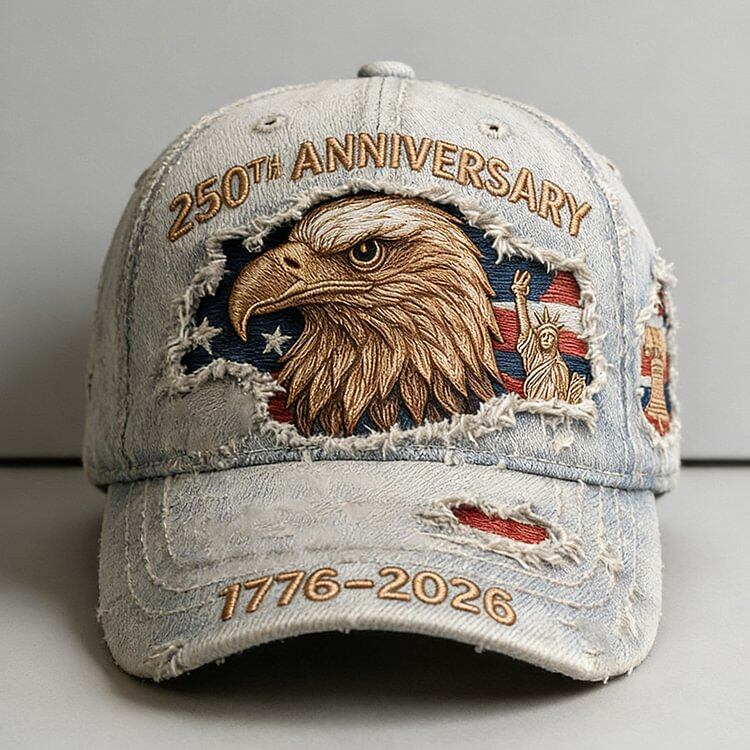 U.S. 250th Anniversary Embroidery Cap