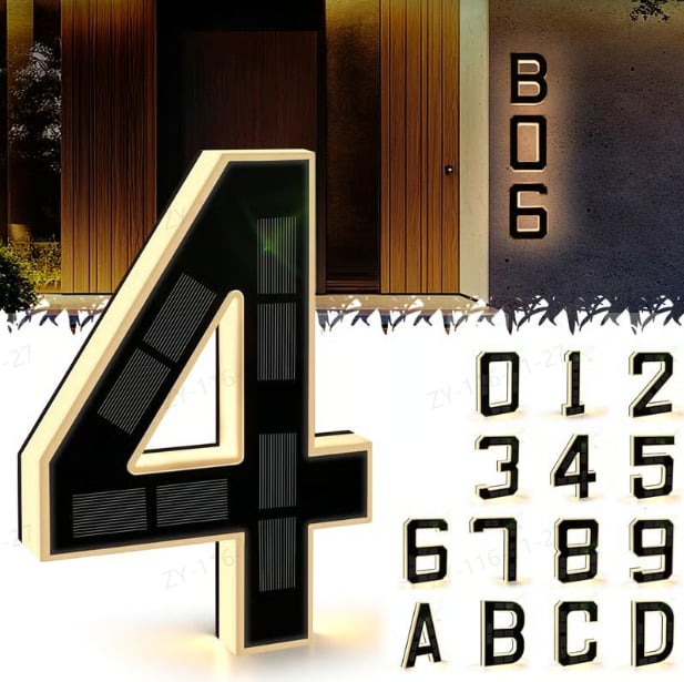🎉Buy 2 Get 1 Free🎁-Lighted House Numbers for Outside-3-inch