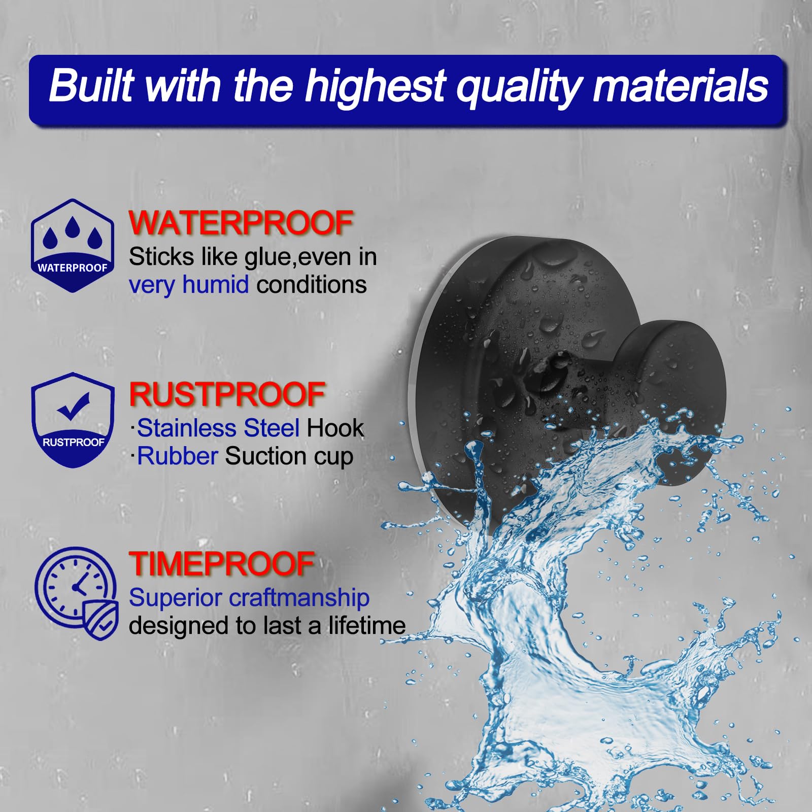 Suction Cup Hooks（2 Pack/4 Pack）