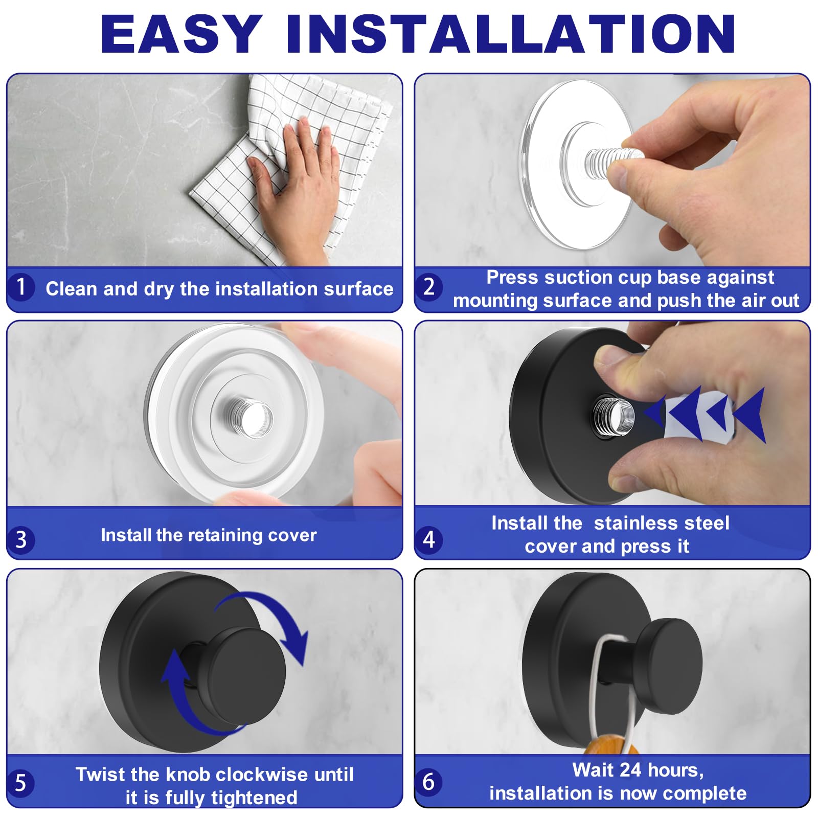 Suction Cup Hooks（2 Pack/4 Pack）