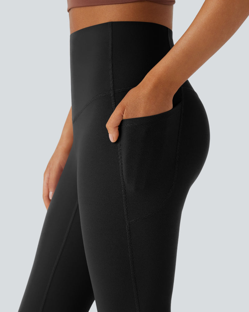 Slimming High-Waist Yoga Leggings with Pockets