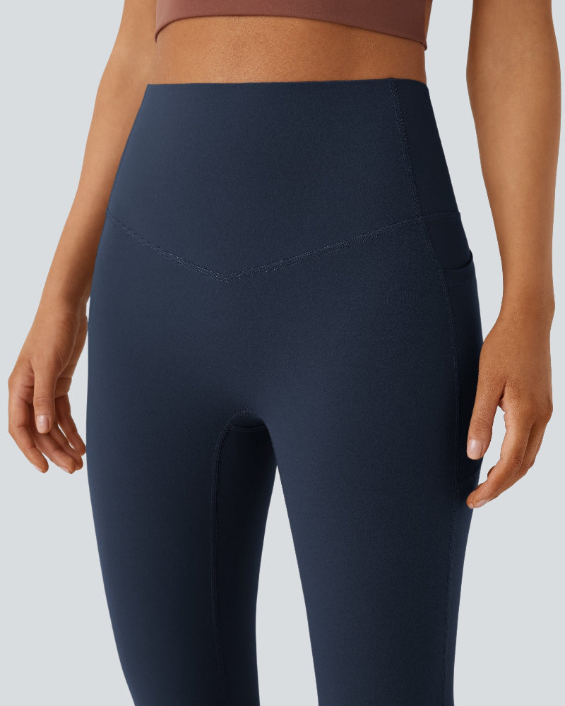 Slimming High-Waist Yoga Leggings with Pockets