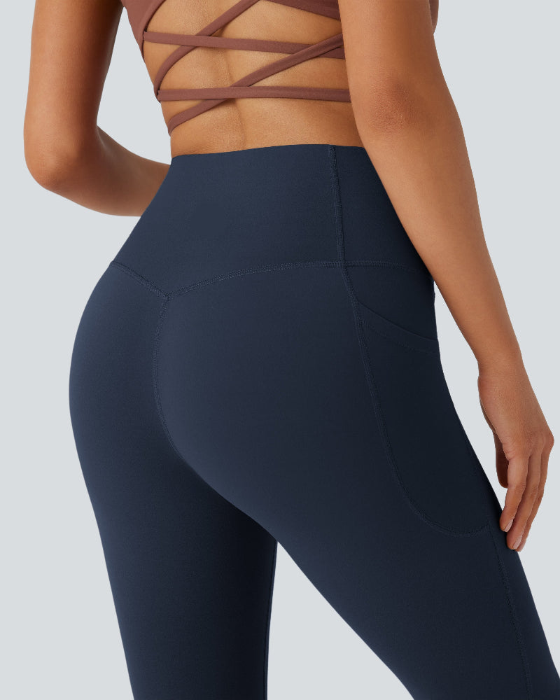 Slimming High-Waist Yoga Leggings with Pockets