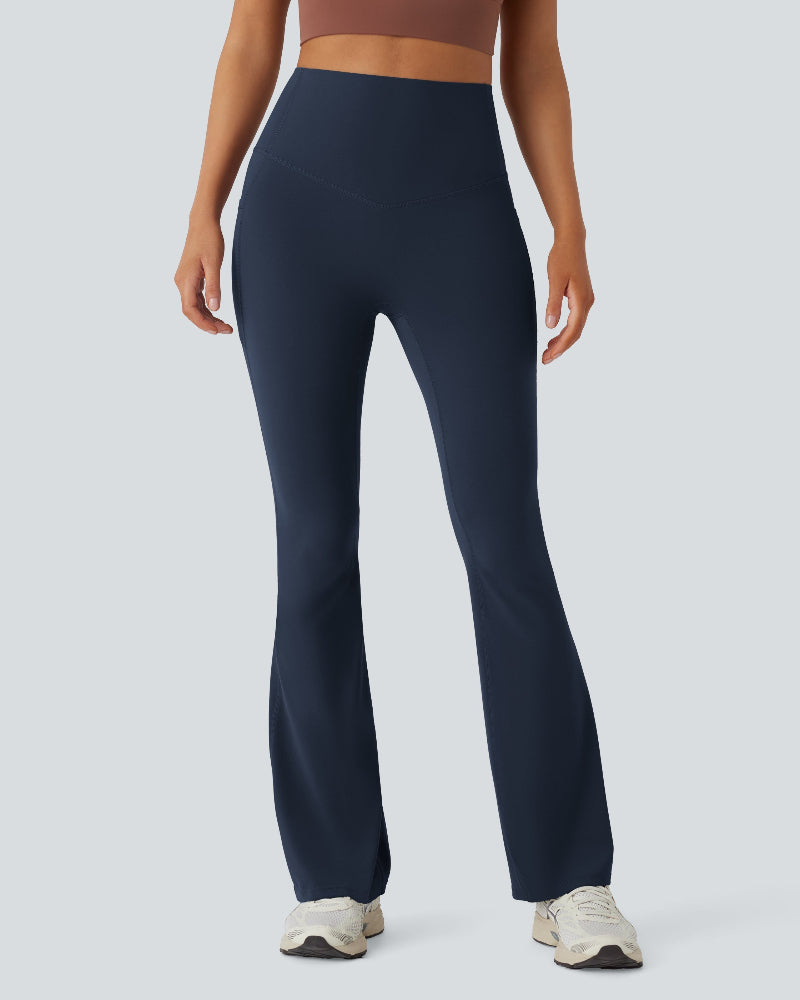 Slimming High-Waist Yoga Leggings with Pockets