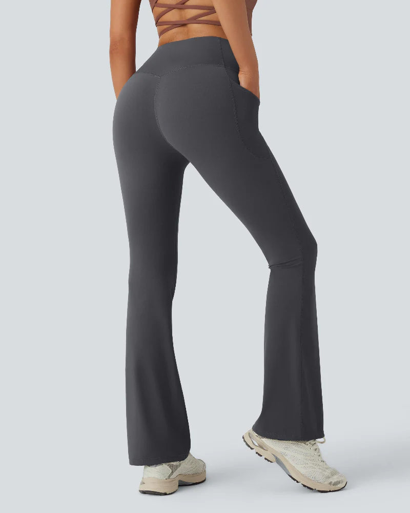 Slimming High-Waist Yoga Leggings with Pockets