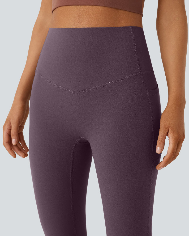 Slimming High-Waist Yoga Leggings with Pockets