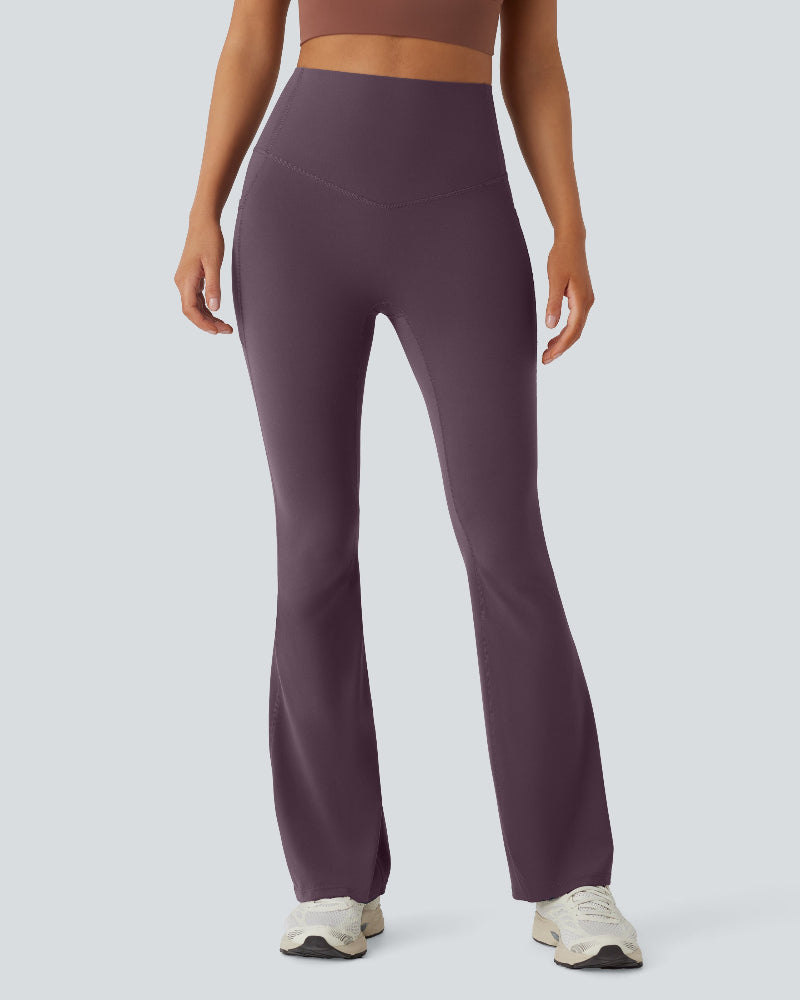 Slimming High-Waist Yoga Leggings with Pockets
