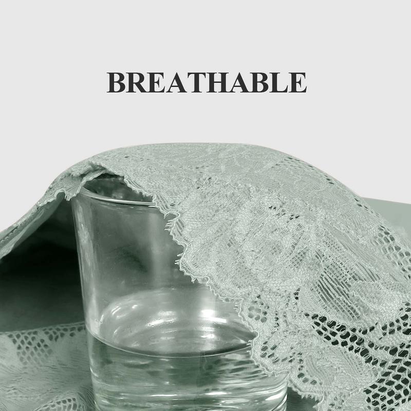 Comfy Everyday High-Waist Panties with Lace Trim, 5-Pack