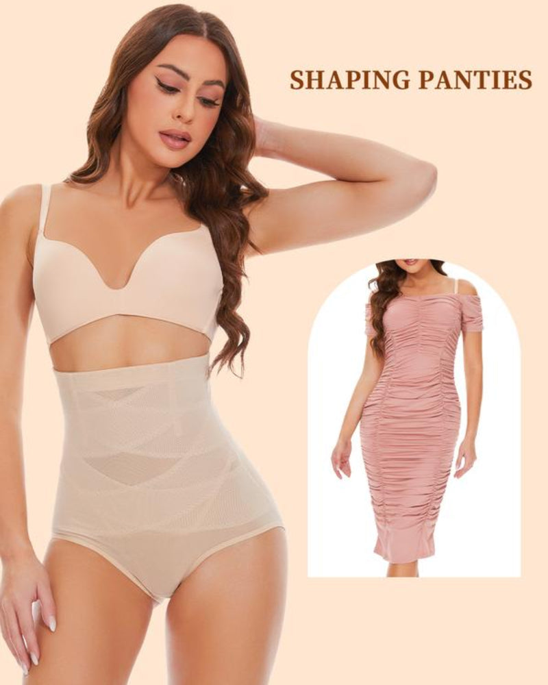 Women'S High-Waisted Shapewear Panties(3 pcs)