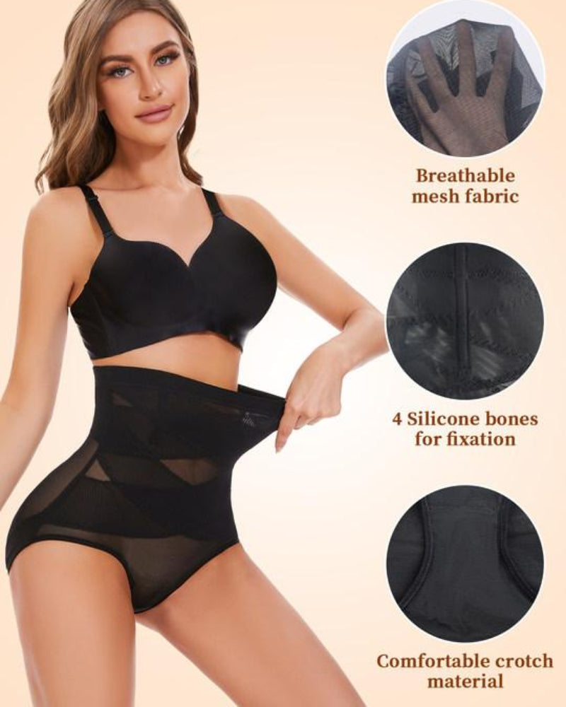 Women'S High-Waisted Shapewear Panties(3 pcs)