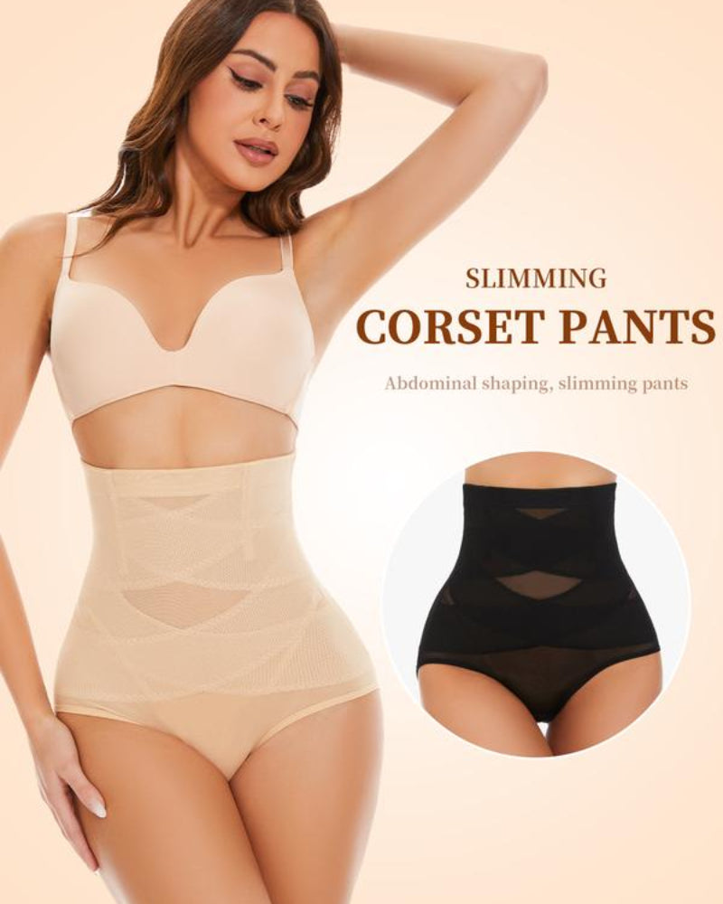 Women'S High-Waisted Shapewear Panties(3 pcs)