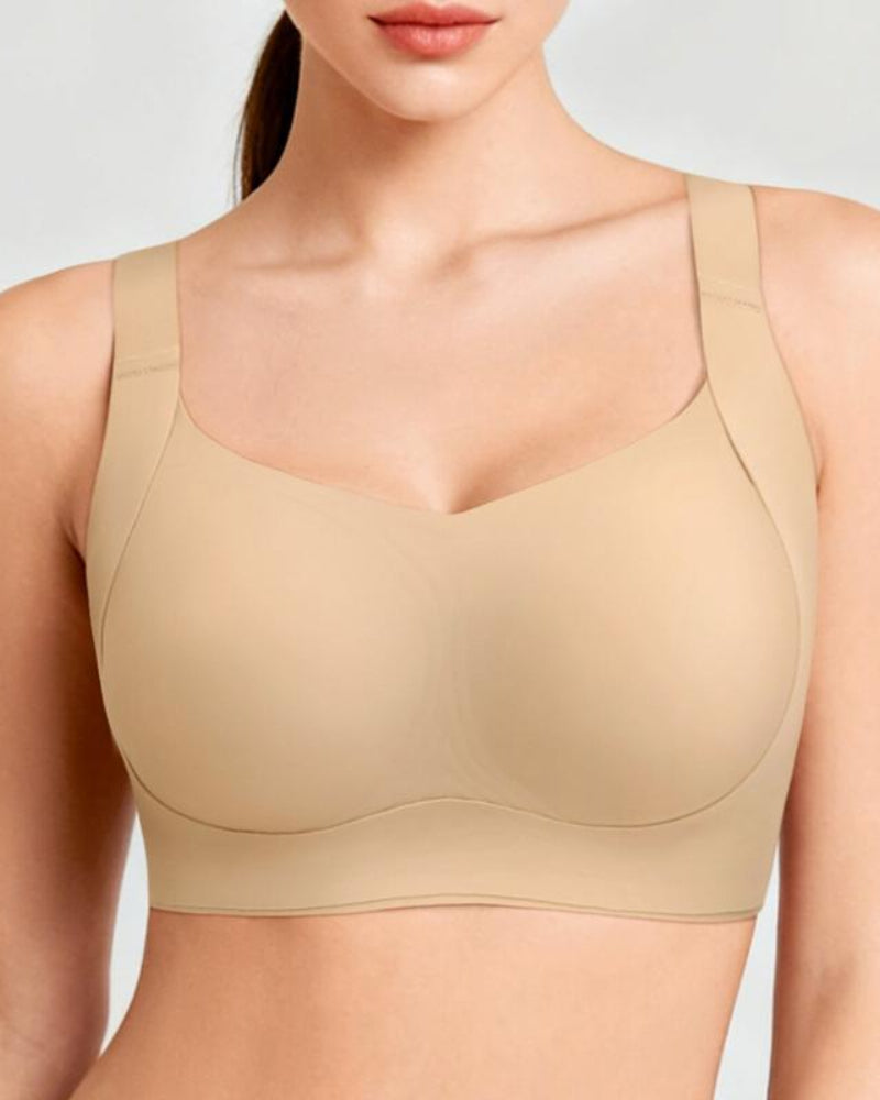 Women Wireless Push Up Jelly Bra Supportive Seamless Bras