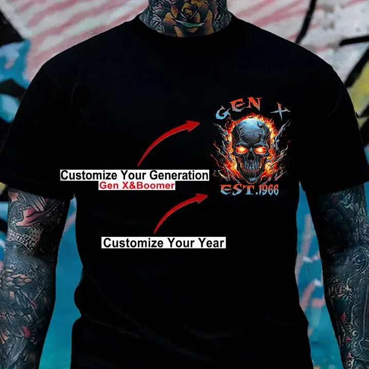 I'm Old But I'm Like Cool Old Custom Year Gen X,Boomer T-shirt