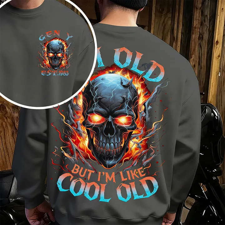 I'm Old But I'm Like Cool Old Custom Year Gen X,Boomer T-shirt