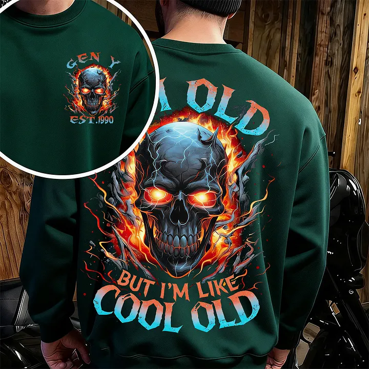 I'm Old But I'm Like Cool Old Custom Year Gen X,Boomer T-shirt