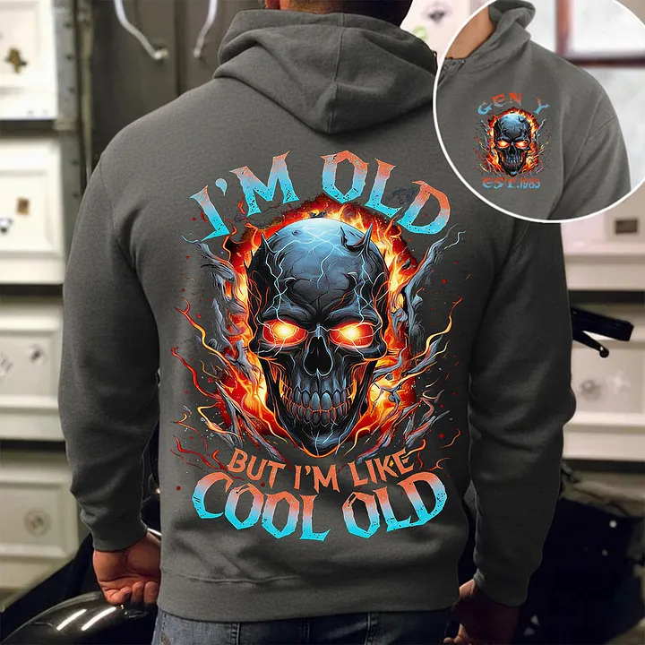 I'm Old But I'm Like Cool Old Custom Year Gen X,Boomer T-shirt