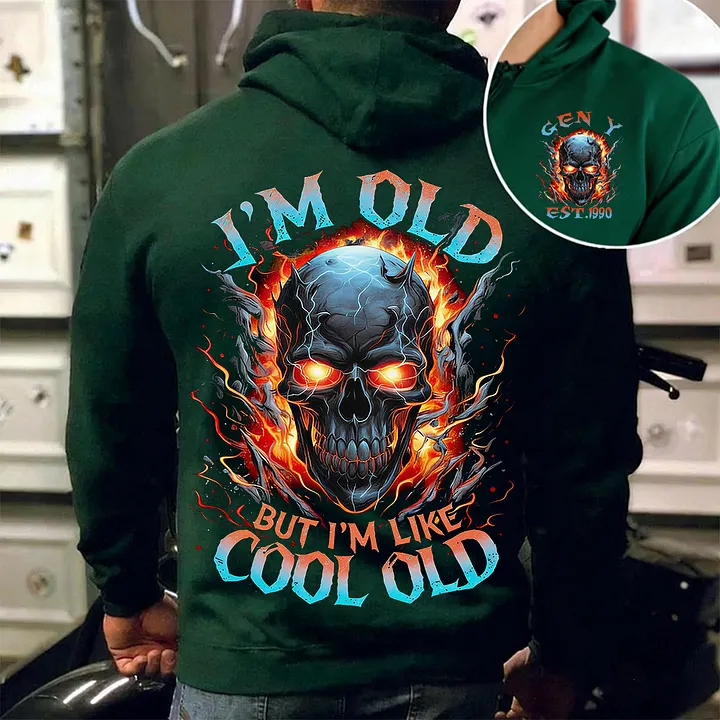 I'm Old But I'm Like Cool Old Custom Year Gen X,Boomer T-shirt